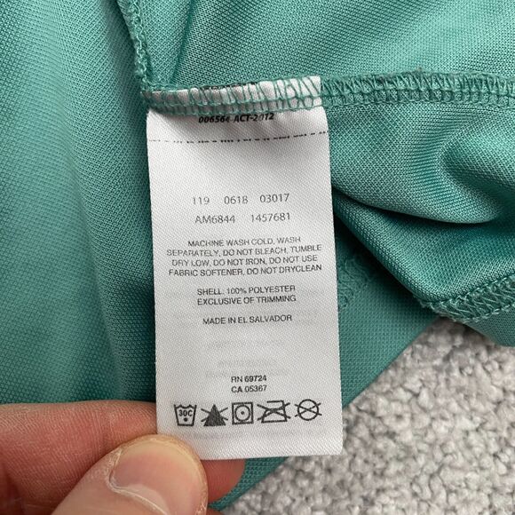 Columbia Meaker Peak Omni Wick T-Shirt Mens XXL Green Crew Short Sleeve Active - Picture 4 of 12